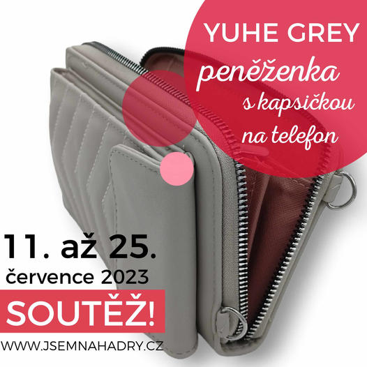 SOUTĚŽ o crossbody peněženku s kapsičkou na telefon