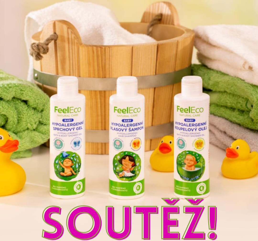 Soutěž o balíček tří produktů dětské kosmetiky FeelEco