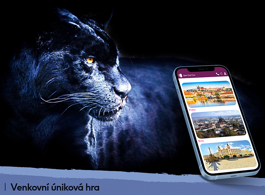 Venkovní úniková hra Černý panter v Hradci