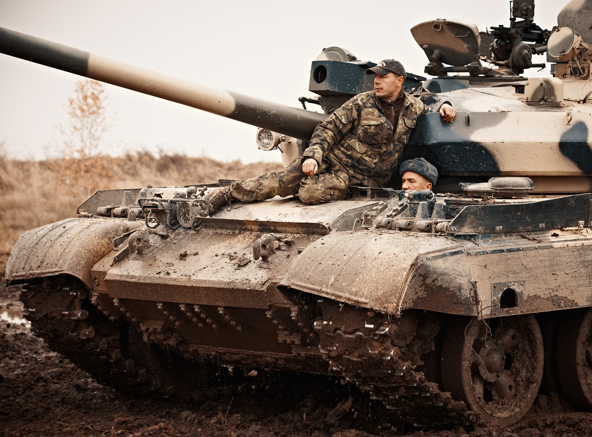 Řízení bojového tanku T-55 - standard
