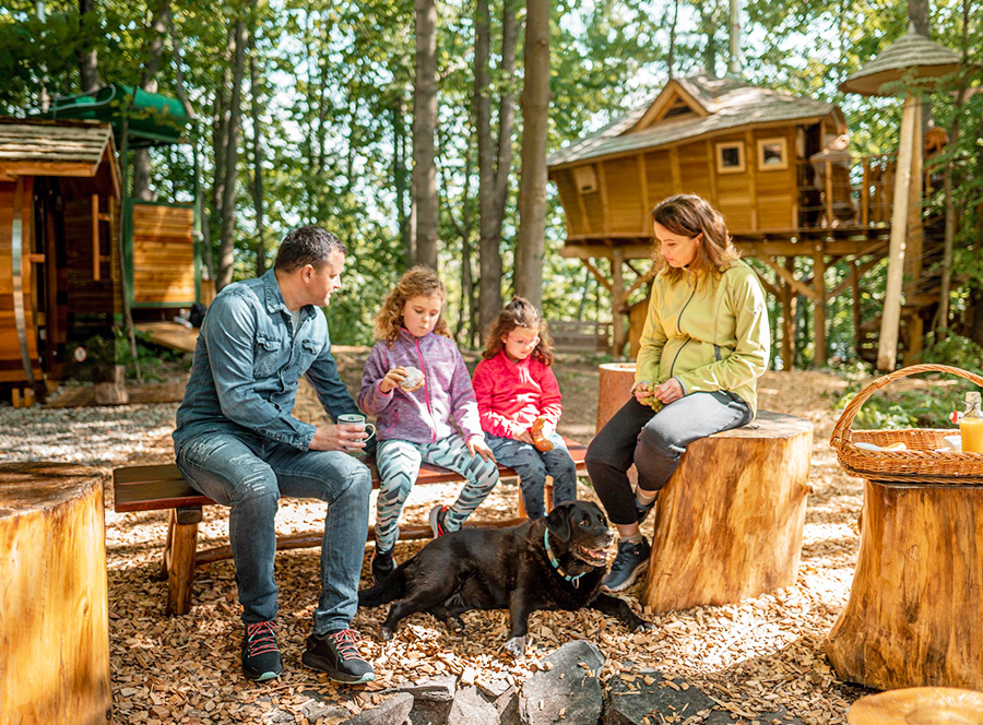 Rodinný pobyt v treehouse