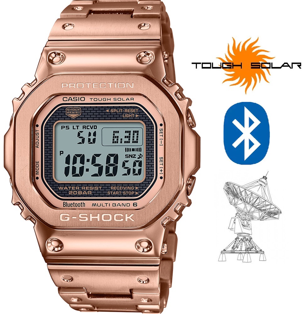 Sleva na Casio G-Shock Original Solar Rádiově řízené GMW-B5000GD-4ER (642) - magentka.cz