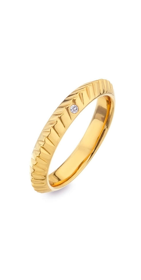 Sleva na Hot Diamonds Moderní pozlacený prsten s diamantem Jac Jossa Hope DR228 52 mm - magentka.cz
