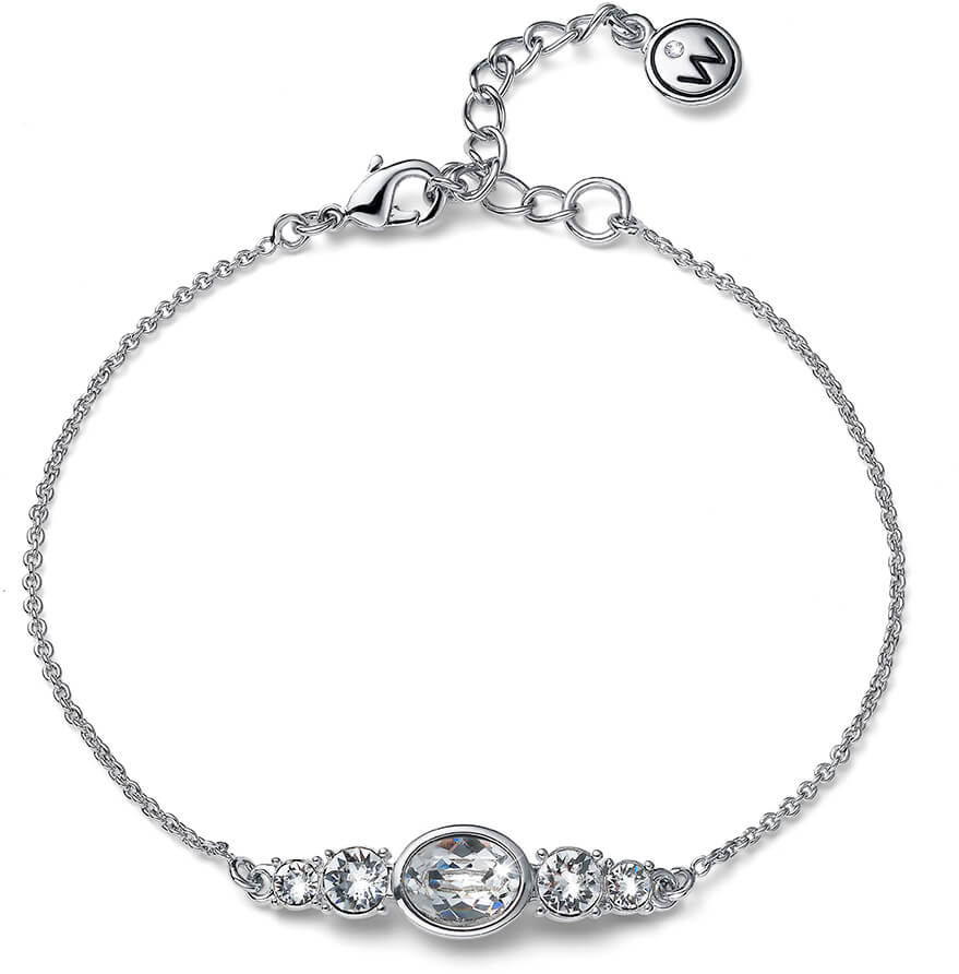 Sleva na Oliver Weber Třpytivý náramek s krystaly Swarovski Company 32281R - magentka.cz