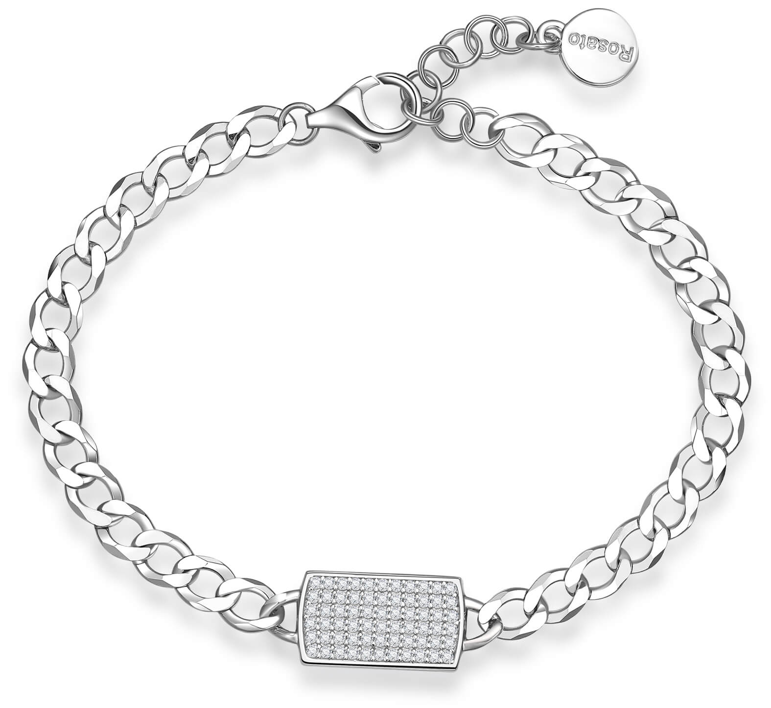 Sleva na Rosato Stříbrný náramek se zirkony Futura RZFU13 - magentka.cz