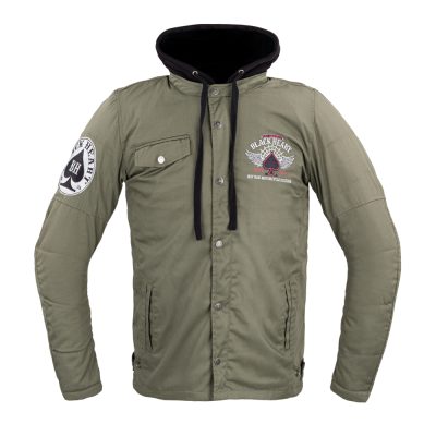 Sleva na Pánská bunda W-TEC Black Heart Khaki Jacket s aramidem  Hat Skull  5XL - magentka.cz