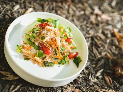 Asijské veganské degustační menu pro dva