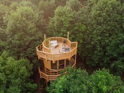 Romantický glamping na rozhledně