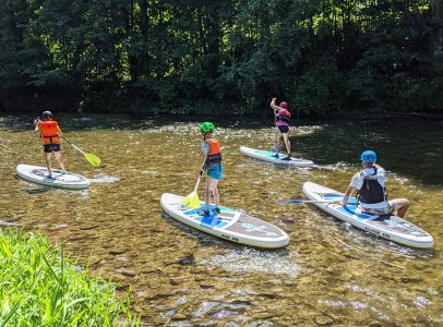 Jednodenní kurz paddleboardingu na řece
