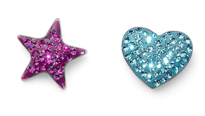 Sleva na L.O.L. Surprise! Drobné asymetrické náušnice Hearts & Stars L2015 - magentka.cz