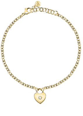 Sleva na Morellato Půvabný pozlacený náramek s přívěskem Abbraccio SAUB18 - magentka.cz