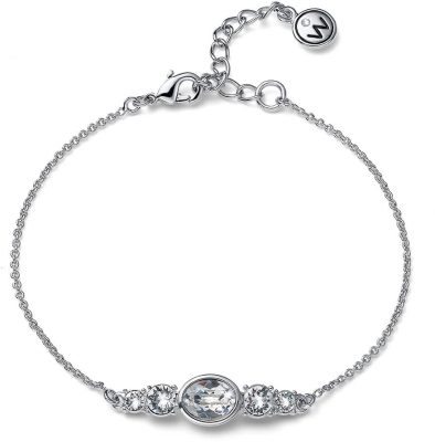 Sleva na Oliver Weber Třpytivý náramek s krystaly Swarovski Company 32281R - magentka.cz